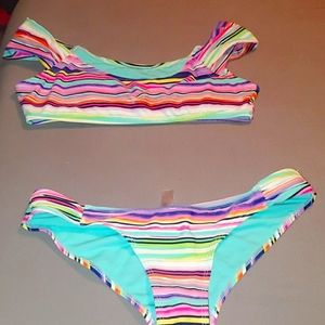 Multi colored bikini